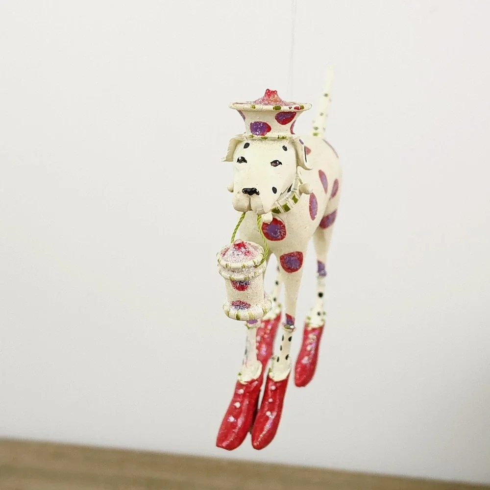 Patience Brewster‎ Dalmatian Krinkles Christmas Ornament